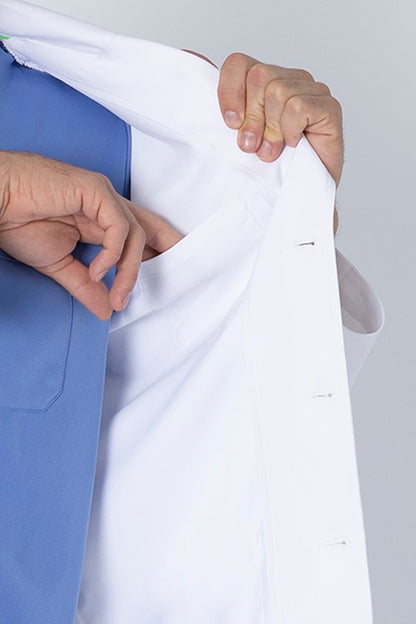 Healing Hands 5150 Leo Lab Coat White Breast Pocket Small