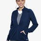 Med Couture Touch 7660 Women's Raglan Warmup Zip Jacket Navy Front