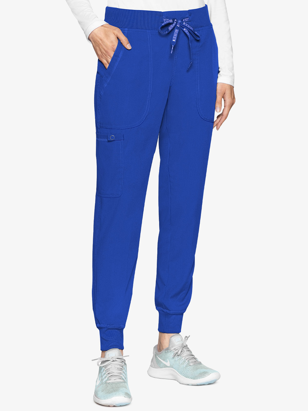 Med Couture Touch 7710 Women's Jogger Yoga Pant Royal