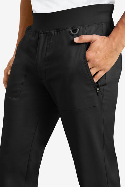 Healing Hands Purple Label 9301 Dante Men's Jogger Pant - SHORT Black Side 