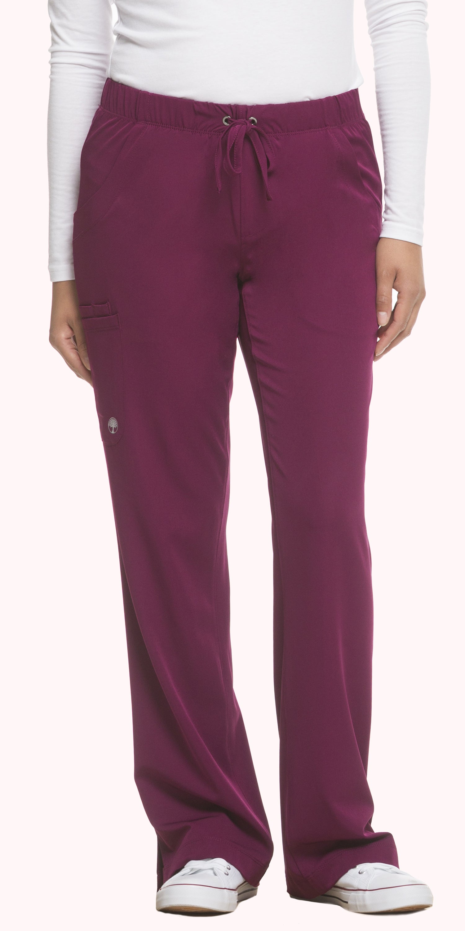 Healing Hands HHWorks 9560 Rebecca Women's Pant - TALL wine front 