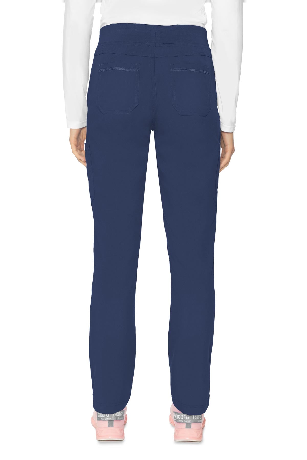 Med Couture Touch 7725 Women's Yoga 2 Cargo Pant Navy Back