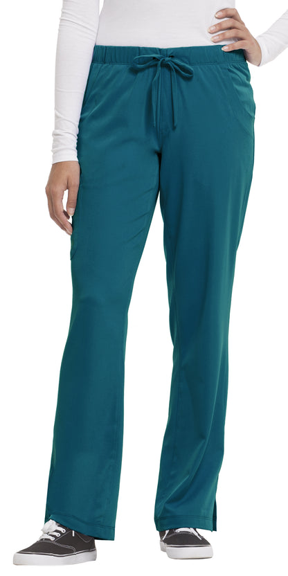 Healing Hands HHWorks 9560 Rebecca Women's Pant - PETITE Caribbean Blue Front 