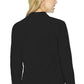Med Couture Peaches 8674 Women's Full Zip Warm-Up Jacket Black Back 