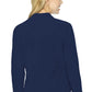 Med Couture Peaches 8674 Women's Full Zip Warm-Up Jacket Navy Back 