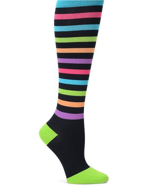 NurseMates Compression Socks - Bright Stripe