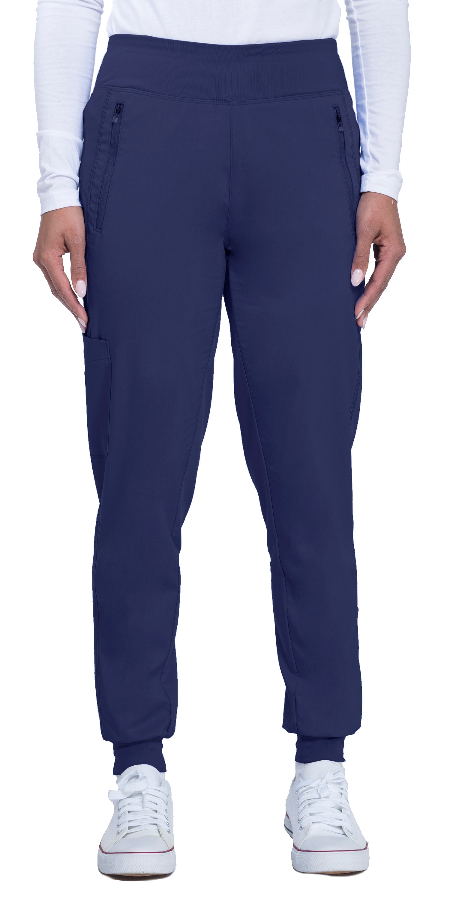Healing Hands Purple Label Yoga 9233 Tara Jogger Pant - PETITE Navy