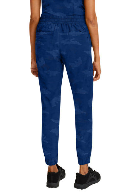 Healing Hands Purple Label Camo 9350 Women's Tate Jogger Pant Navy Blue Back