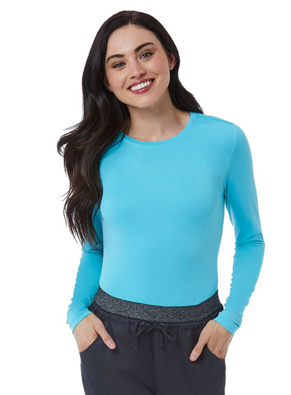 Maevn Bestee 6909 Long-Sleeve Tee Aquamarine