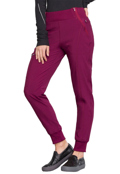 Cherokee Infinity CK110A Women's Jogger Pant - PETITE wine