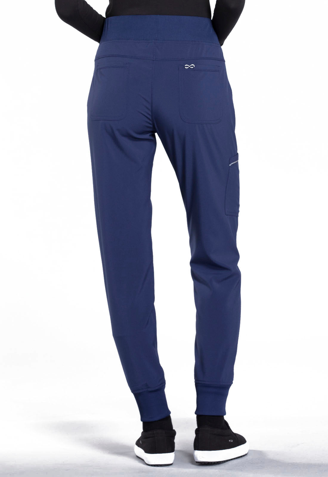 Cherokee Infinity CK110A Women's Jogger Pant navy back 