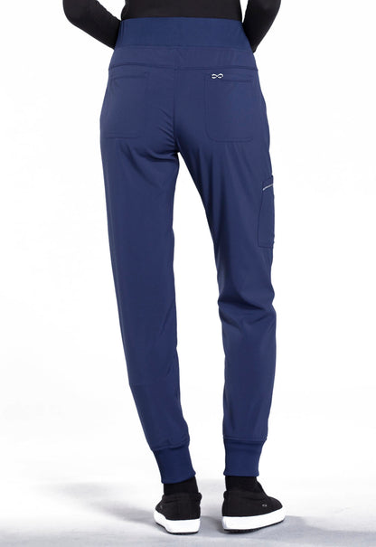 Cherokee Infinity CK110A Women's Jogger Pant - PETITE navy back 