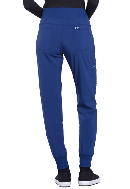 Cherokee Infinity CK110A Women's Jogger Pant - PETITE royal blue back 