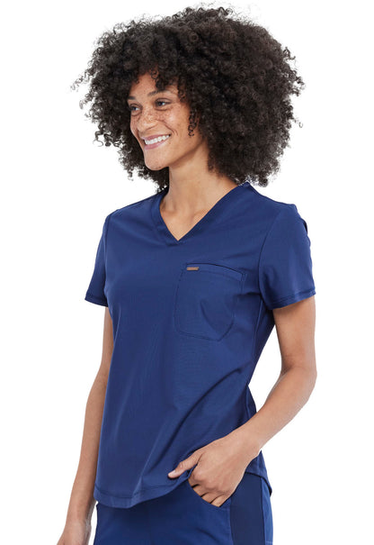 Cherokee Form CK819 Women's Top Navy