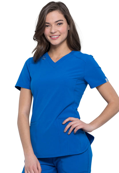 Cherokee Infinity CK865A Women's Top royal blue 