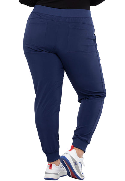 Cherokee Allura  Women's Pull On Jogger Pant navy back 