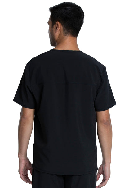 Cherokee Allura CKA686 Men's V-Neck Top Black Back