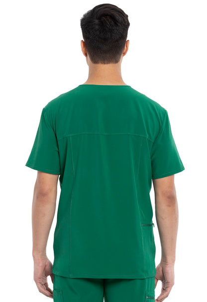 Cherokee Allura CKA689 Men's Tuck-In Top Hunter Green Back