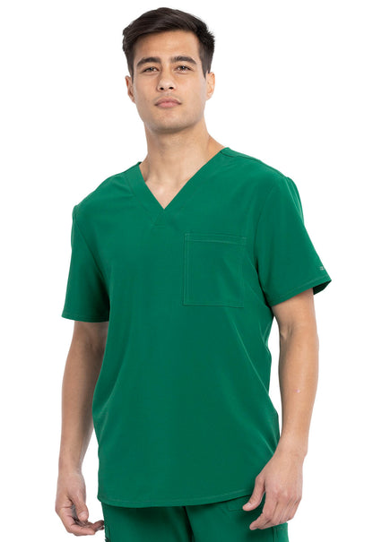 Cherokee Allura CKA689 Men's Tuck-In Top Hunter Green 