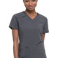 Dickies EDS DK615 V-Neck Women's Scrub Top pewter front