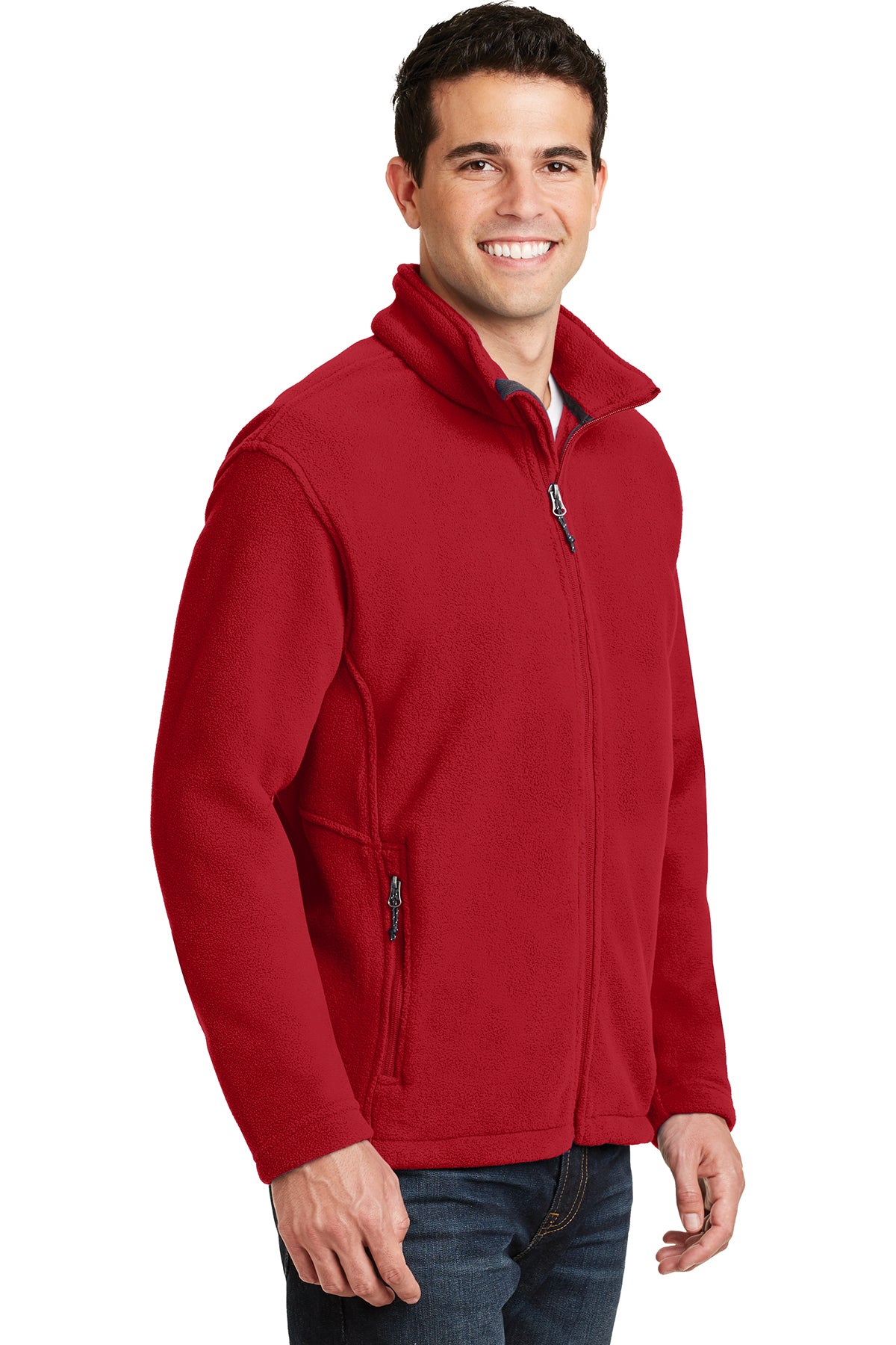 PA F217 Men's Fleece Jacket True Red