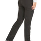 Cherokee HeartSoul HS185 Women's Low Rise Drawstring Pant - PETITE Black Back 
