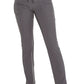 Cherokee HeartSoul HS185 Women's Low Rise Drawstring Pant - PETITE Pewter 