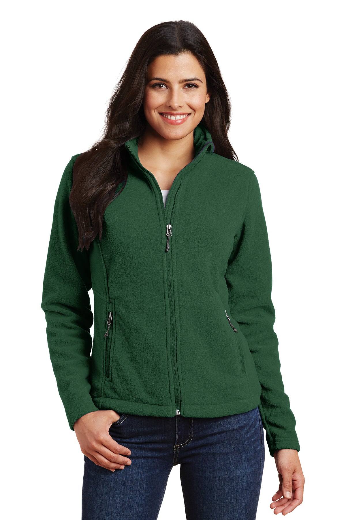 L217 Women's Fleece Jacket Forest Green