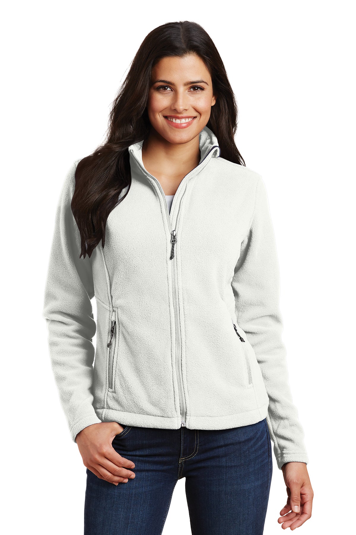 L217 Women's Fleece Jacket Winter White