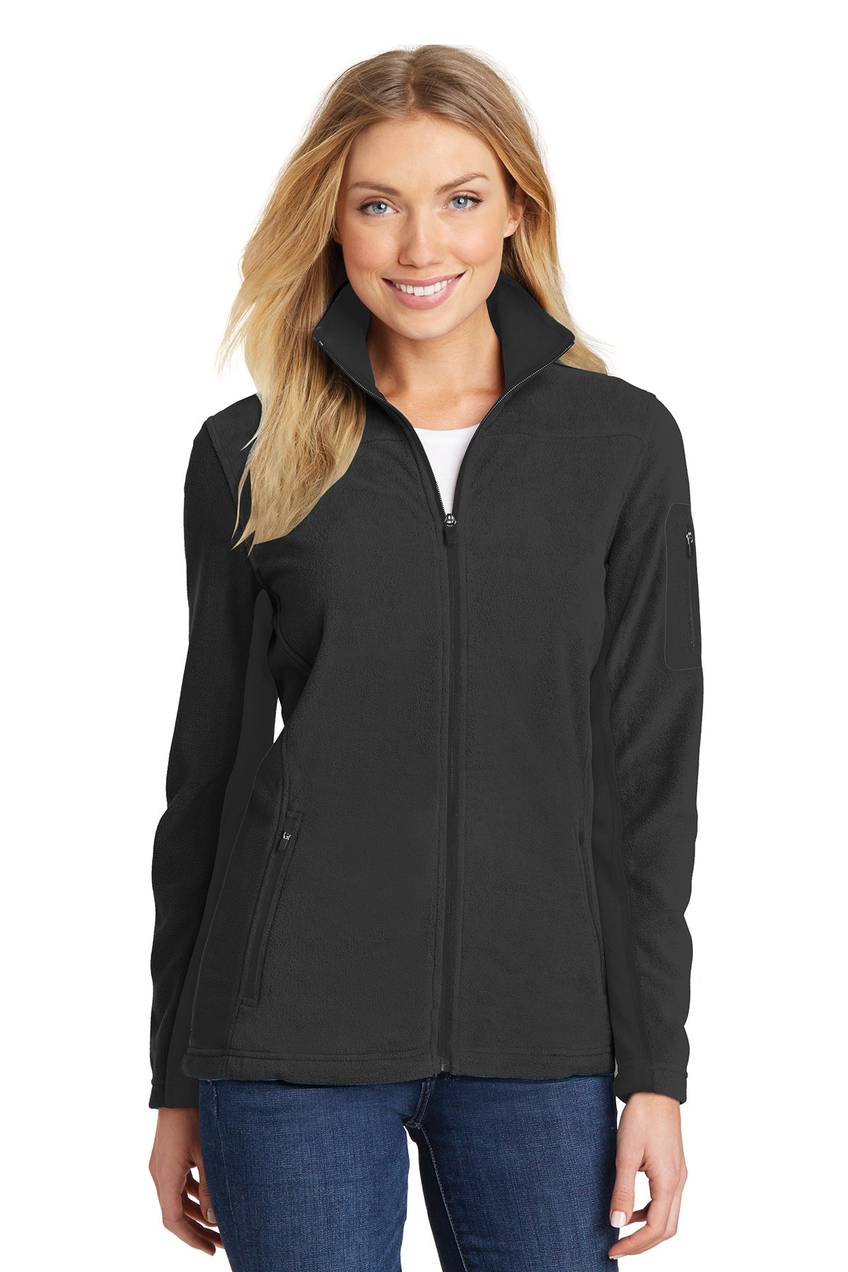 PA L233 Women's Summit Fleece Jacket Black 