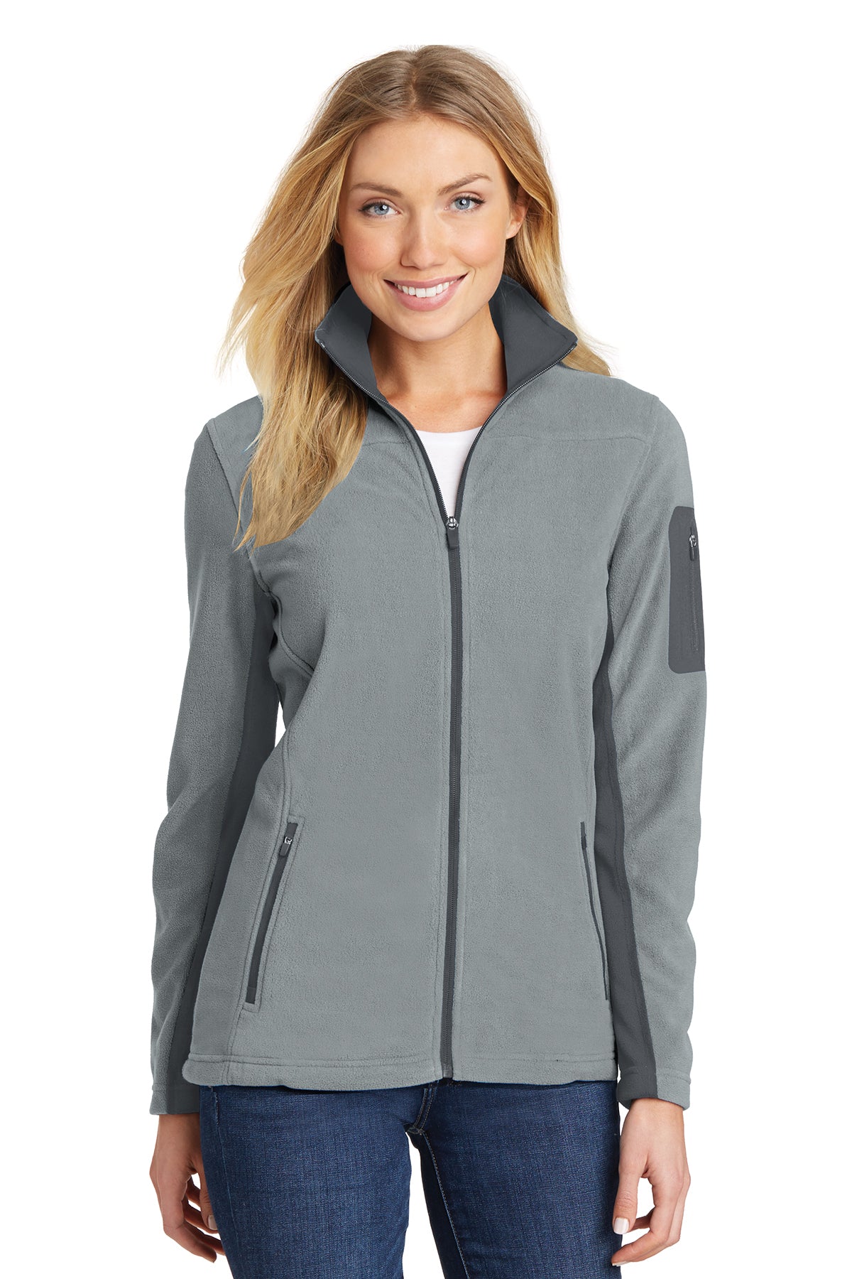 PA L233 Women's Summit Fleece Jacket Frost Grey