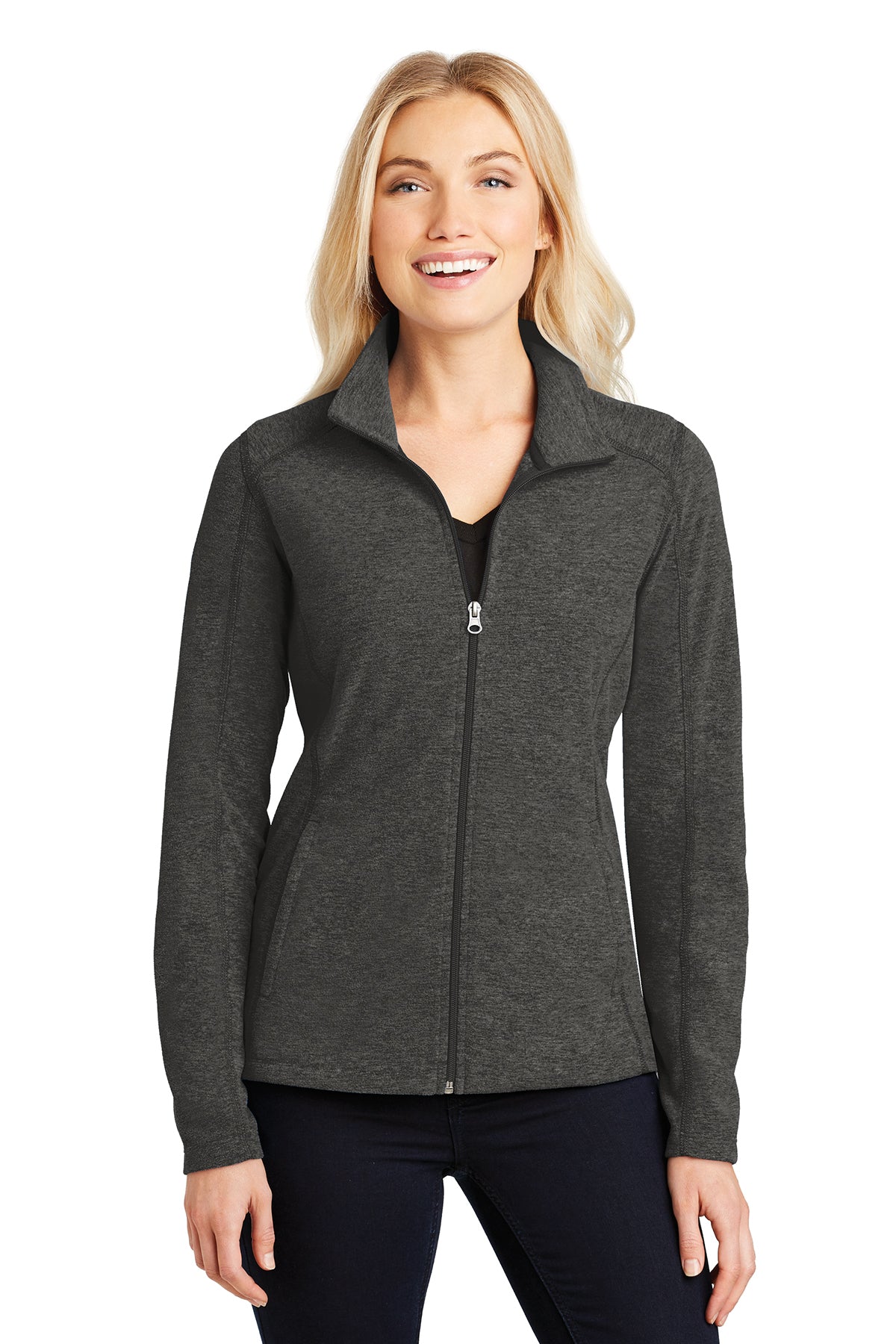 PA L235 Women's Microfleece jacket Black Char