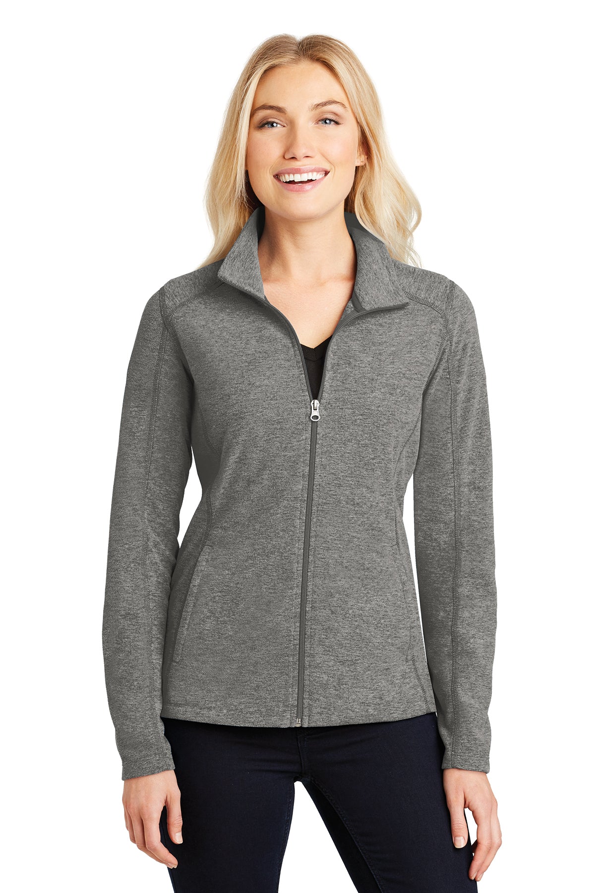 PA L235 Women's Microfleece jacket Pearl Grey