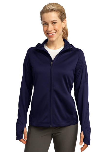 Sport-Tek L248 Women's Tech Fleece Hoodie True Navy