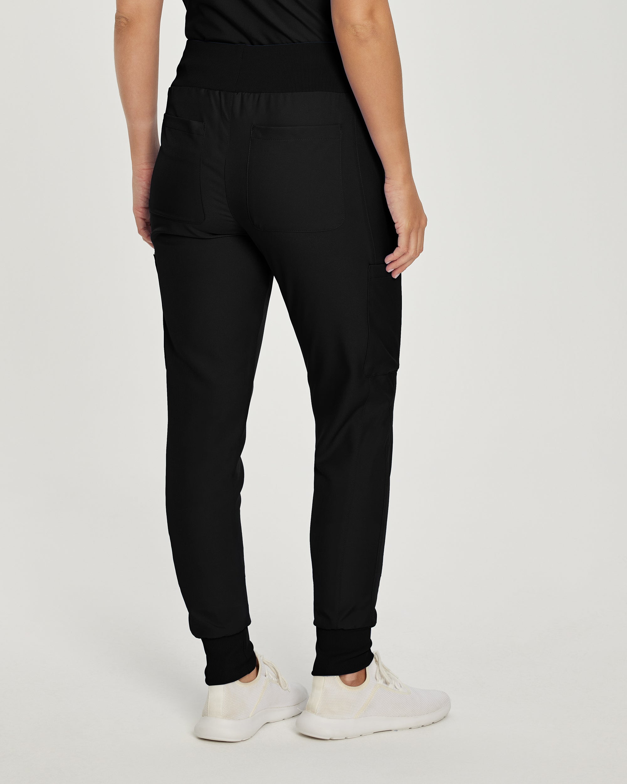 Womens petite black online joggers