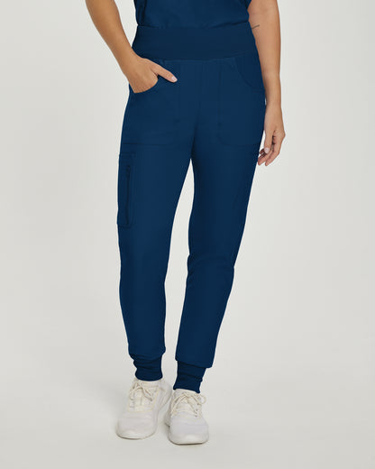 Landau Forward LB401 Women's Jogger Scrub Pant Navy