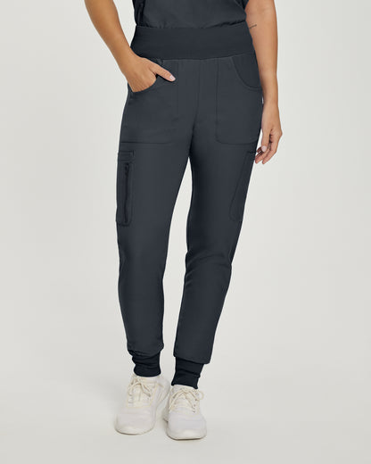 Landau Forward LB401 Women's Jogger Scrub Pant Pewter