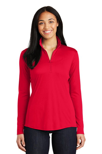 Sport-Tek LST357 Women's 1/4 zip Pullover True Red