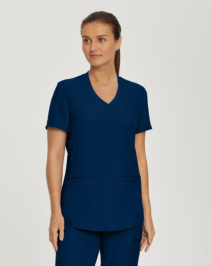 Landau Forward LT100 Women's V-Neck Top Navy