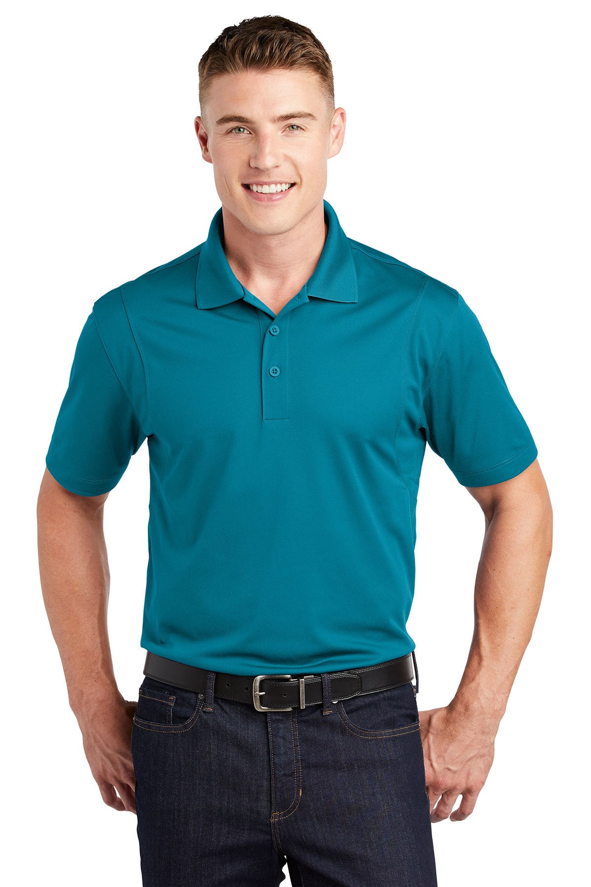 Sport-Tek ST650 Men's Micropique Polo Tropical Blue