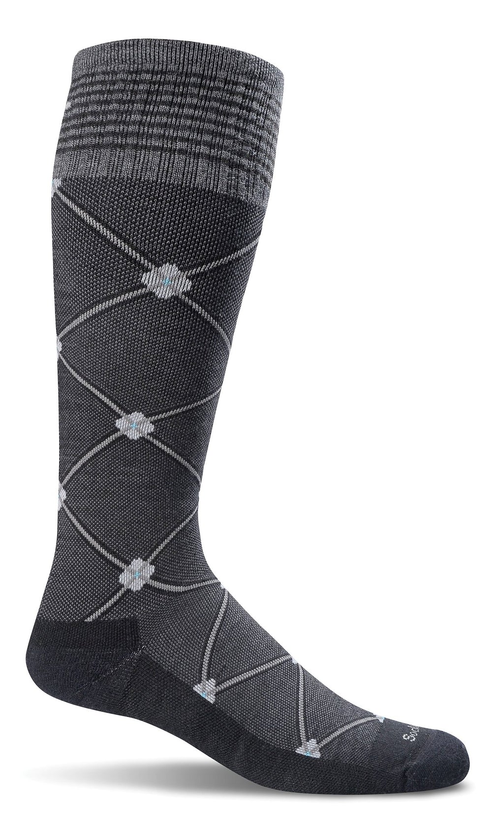 Sockwell Women's FIRM Compression Socks Elevation Black Multi 
