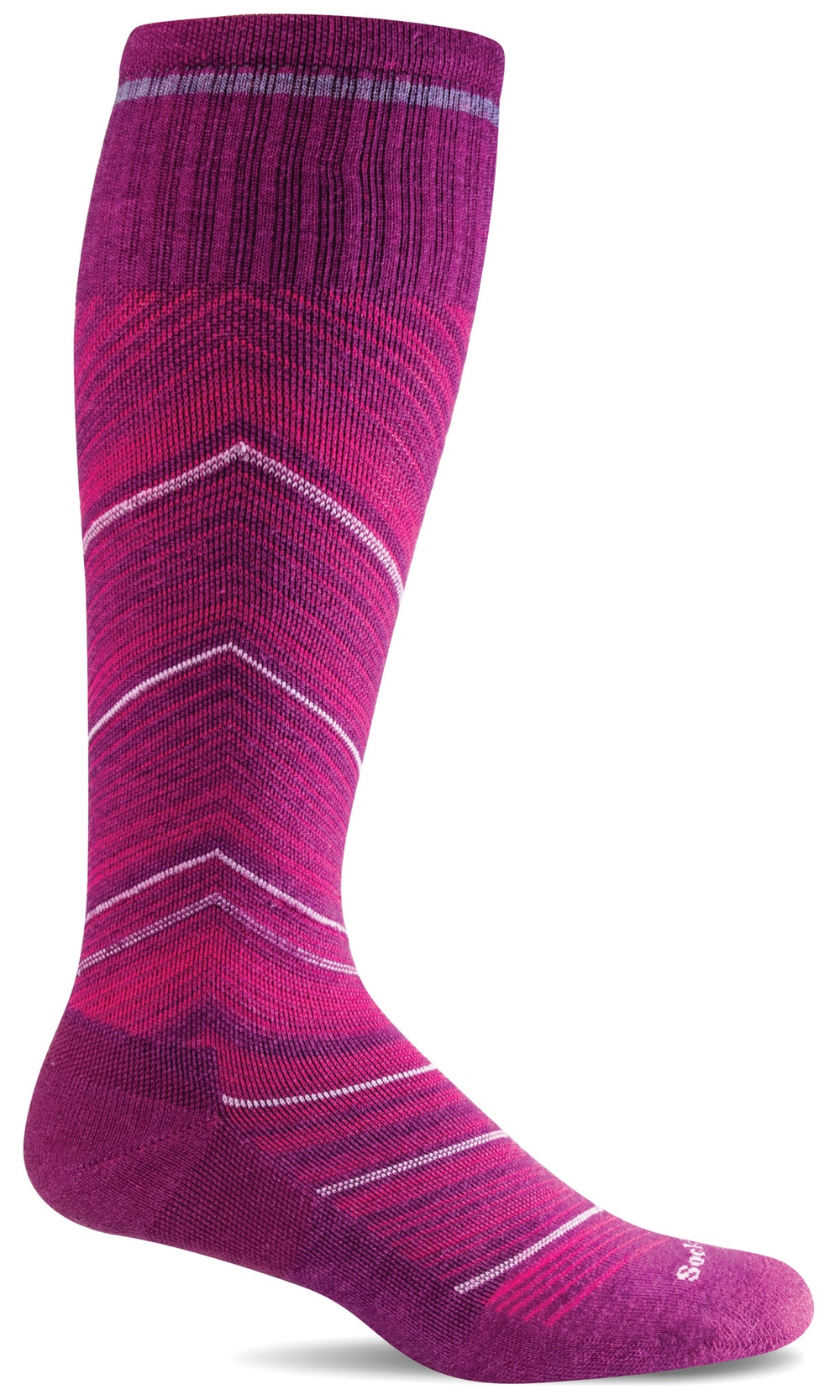 Sockwell Women's Compression Socks - WIDE CALF full flattery violet