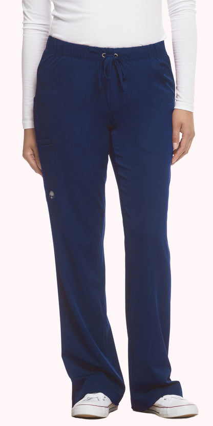 Healing Hands HHWorks 9560 Rebecca Women's Pant - PETITE navy Blue Front 