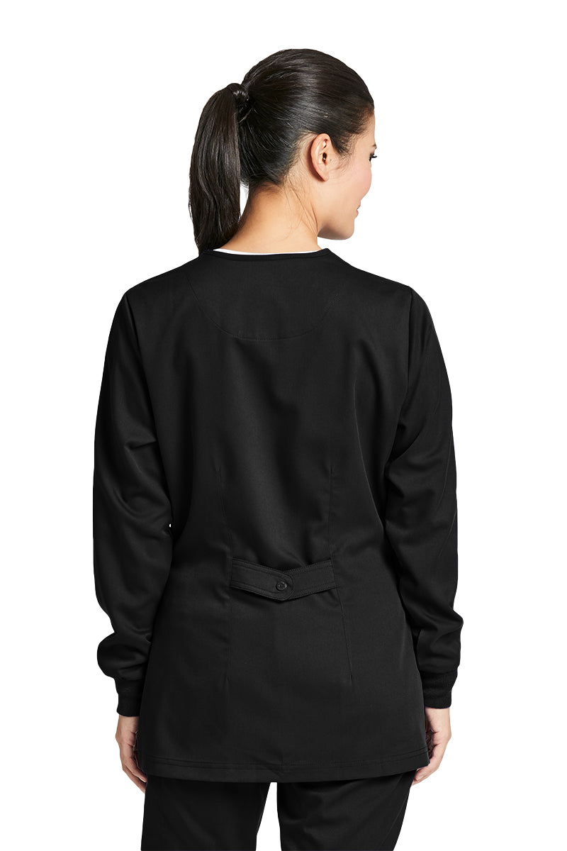 Barco Grey's Anatomy 4450 Warm-Up Jacket Black back