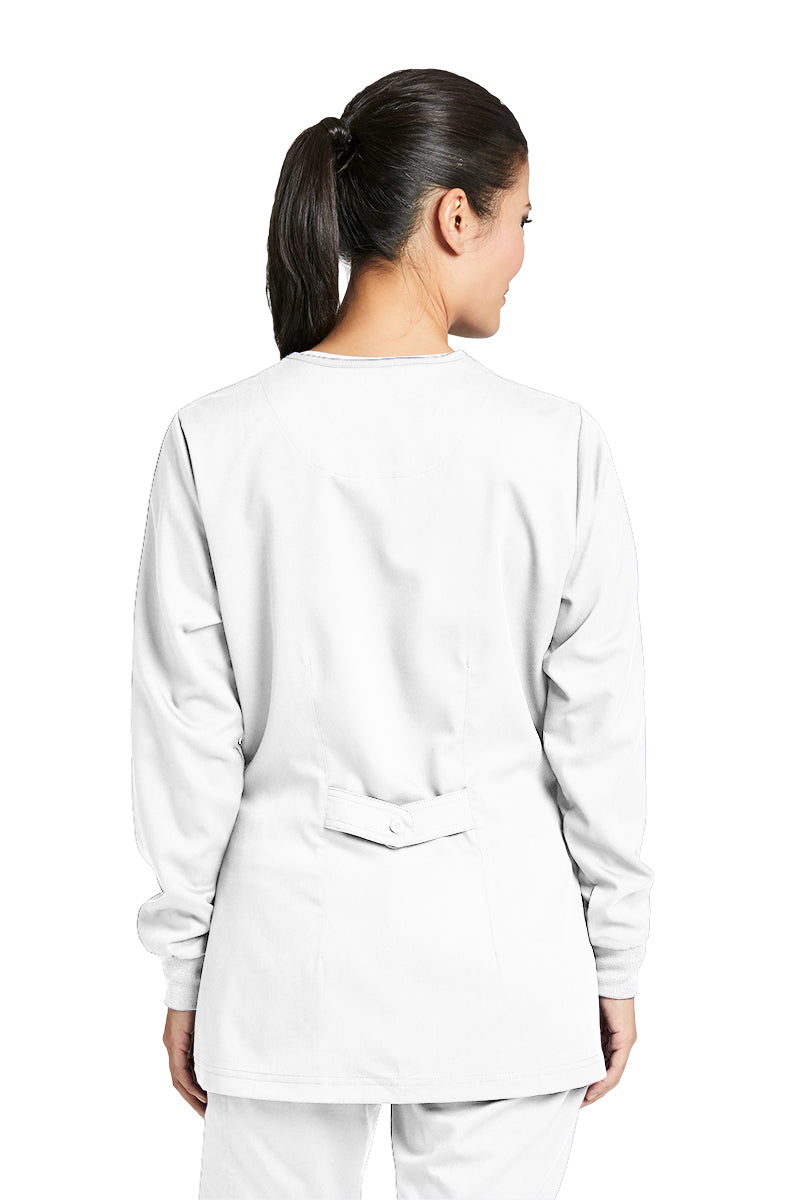 Barco Grey's Anatomy 4450 Warm-Up Jacket White Back