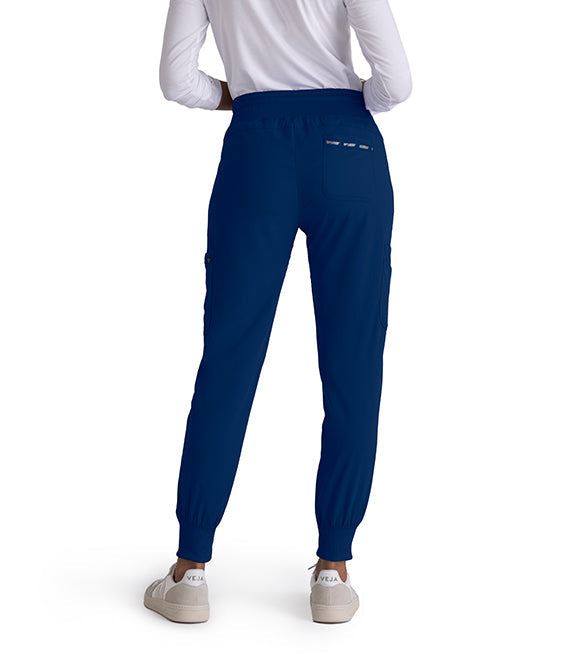 Barco Grey's Anatomy +SpandexStretch GRSP527 Carly Jogger Pant Navy Back